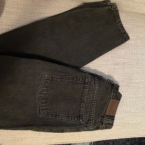 LL Bean women’s black straight leg jeans